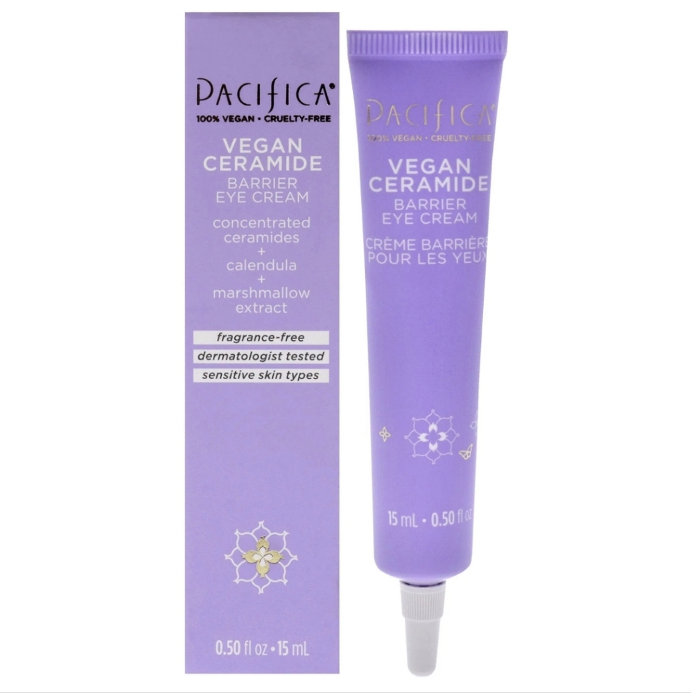 Pacifica Vegan Ceramide Barrier Eye Cream. NEW IN BOX.
